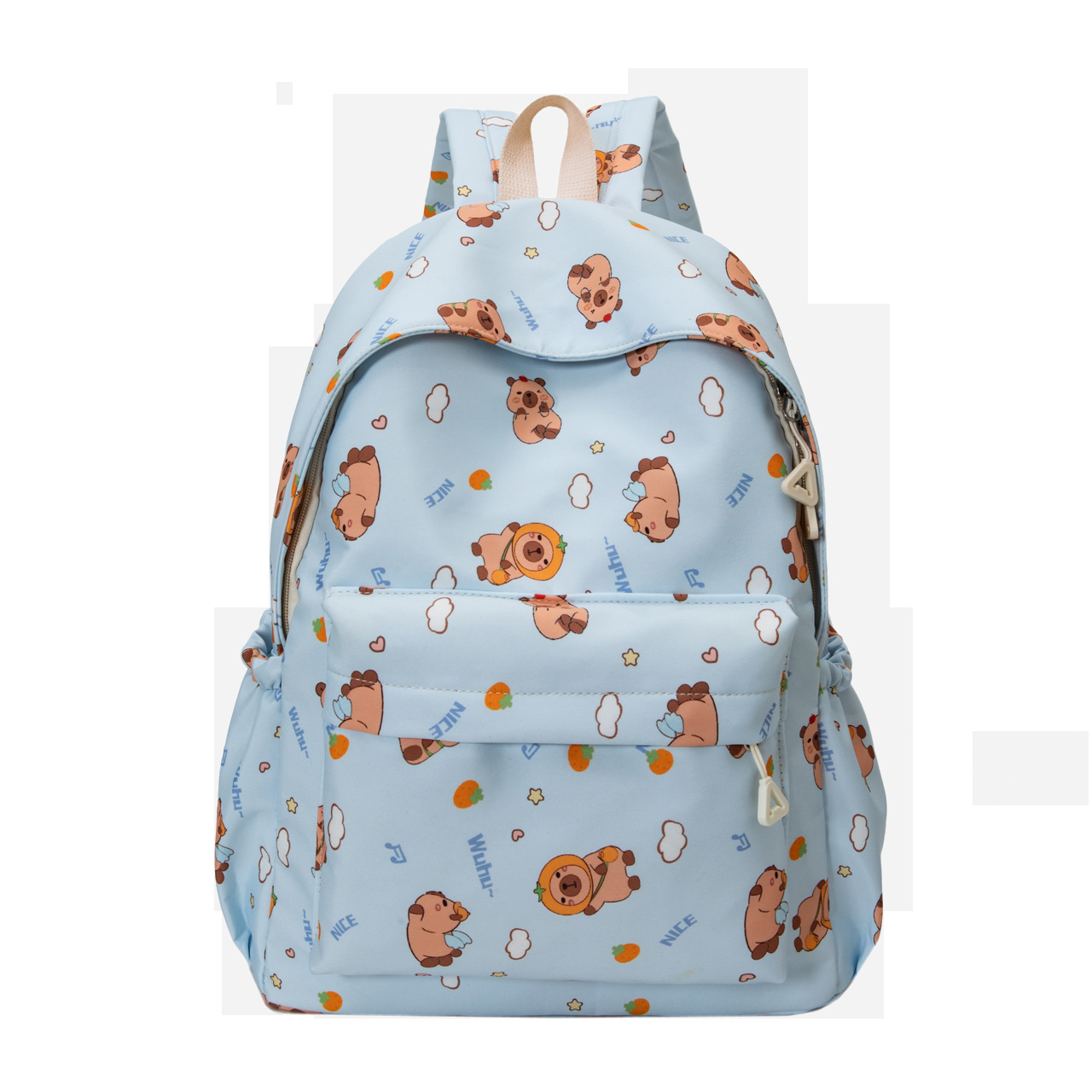 The new printed cartoon children's backpack is casual and versatile. It is a large-capacity backpack for primary and secondary school students and junior and senior high school students Item Picture