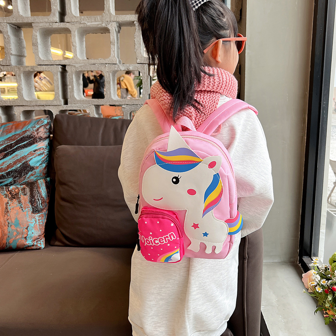 2022 New best-selling cartoon backpack for children and primary school students, cute, fashionable, versatile, street trend, cool, light luxury and affordable Specification drawing