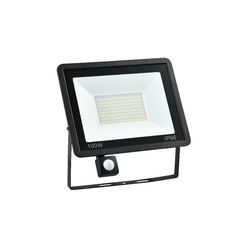 Cross-border sensor floodlights 30W - 200W Outdoor human sensor community courtyard ultra-bright small apple led floodlights Item Picture