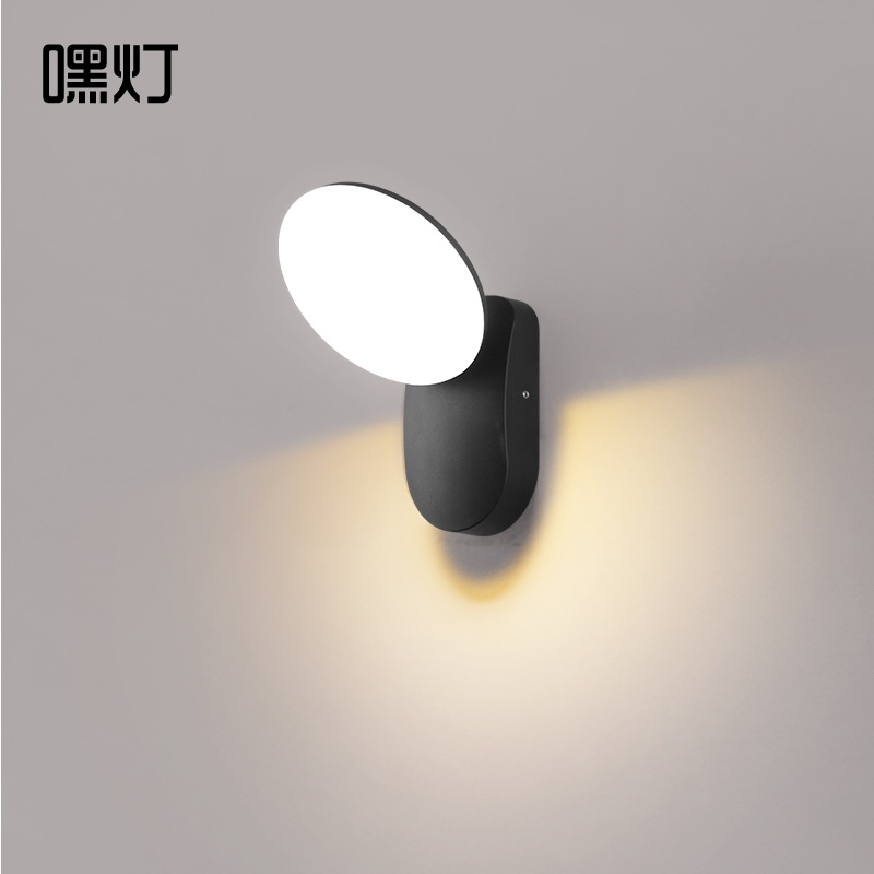 Cross-border LED outdoor wall lamps, waterproof garden lamps, outdoor wall exposed table lamps, balcony super bright, entrance sensor wall lamps