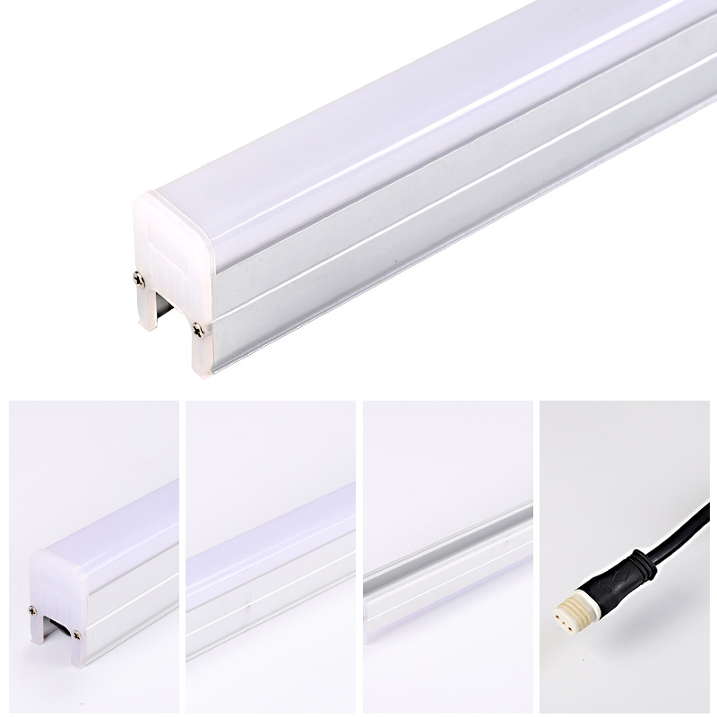 In-stock LED strip lights, outdoor IP65 waterproof exterior wall lighting project outline lights, single-color running lights, wall-washing lights Item Picture