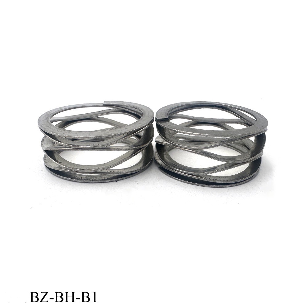 Factory direct sales of stainless steel multi-layer flat-end wave springs. Wave springs Specification drawing