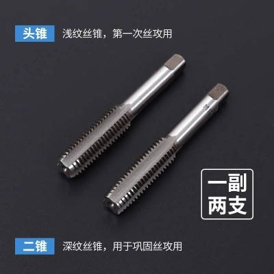 Hand-use taps, alloy steel wire taps, self-produced by the tap factory details Picture