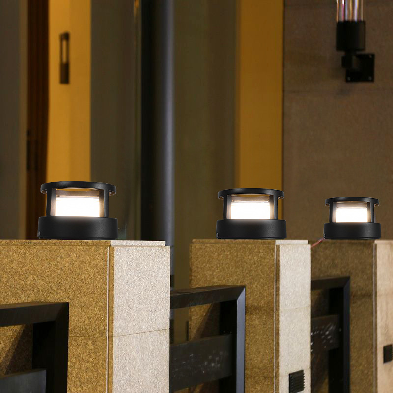 Outdoor wall lamps, courtyard lawn lamps, fence column street lamps, waterproof garden villa landscape LED small wall lamps details Picture