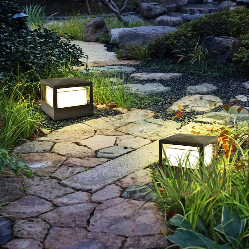 Outdoor wall lamps, courtyard lawn lamps, fence column street lamps, waterproof garden villa landscape LED small wall lamps Application Scenario