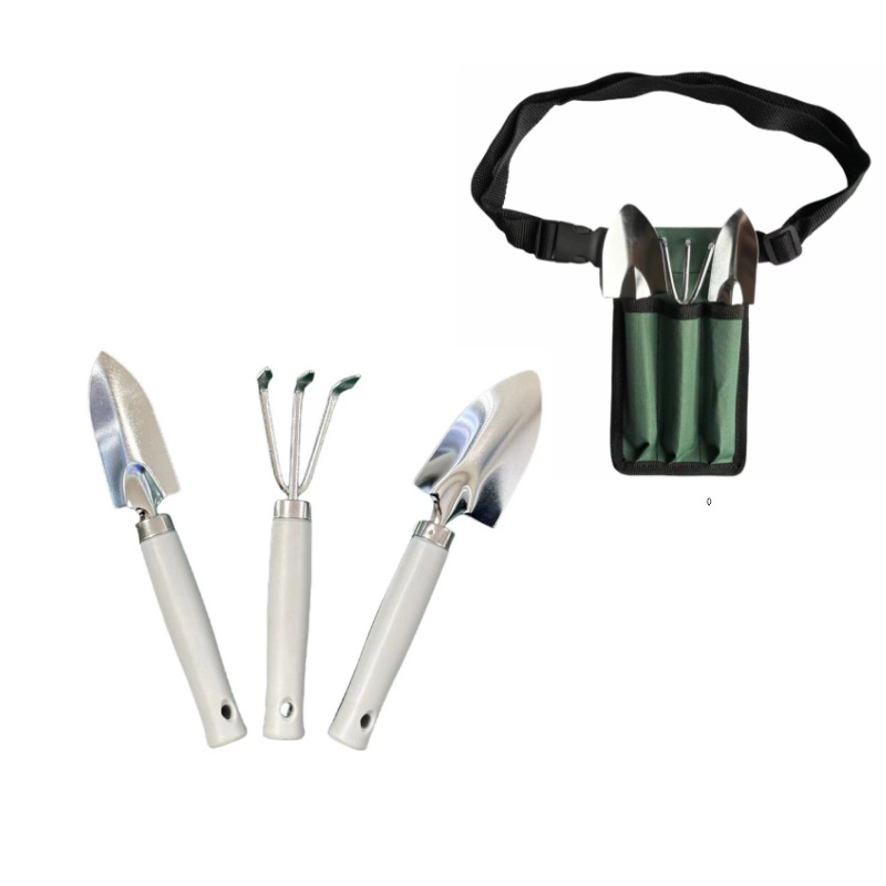 Cross-border mini cloth bag set of tools, gardening set, garden tools, children's tools, garden tools, shovels and harrows, 3 pieces details Picture