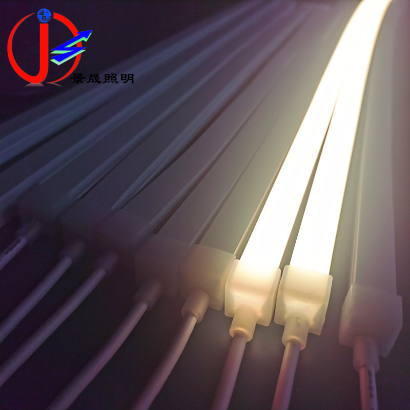 1212LED silicone rubber light strip, linear light strip, 24V embedded, flexible and bendable shaped light strip Specification drawing