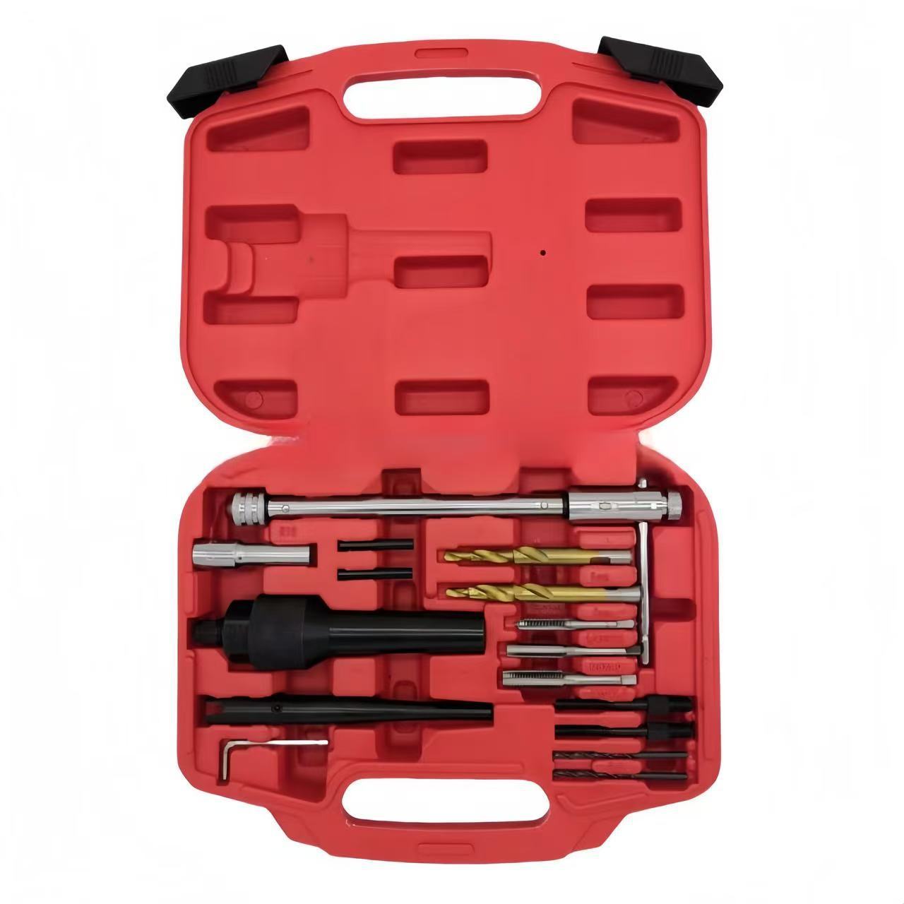 16 pieces of preheating plug thread repair, auto repair tools details Picture