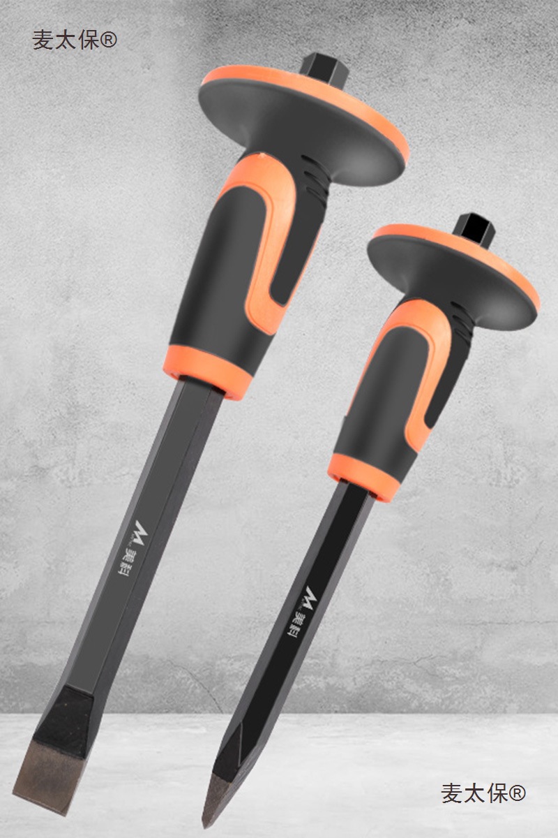 Chisel, cement chisel, special steel, super-hard flat shovel, stonemason's tool for chiseling stone, stonemason's tungsten steel alloy chisel for breaking wheat, Taibao Specification drawing