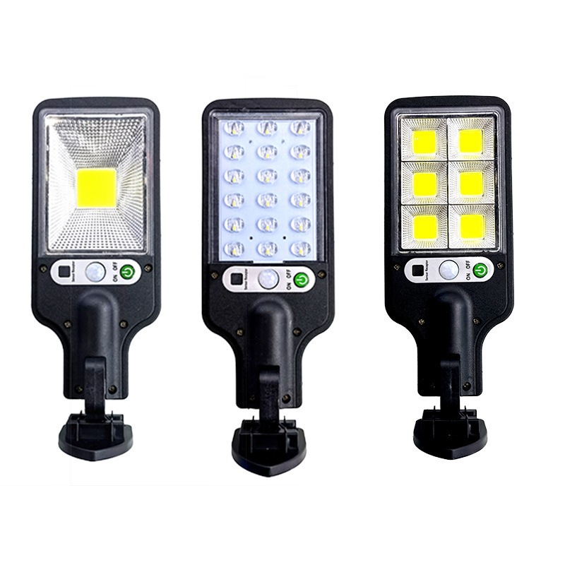 New cross-border outdoor solar street lamps, human-sensing courtyard rainproof garden lamps, high-brightness remote control LED wall lamps Item Picture