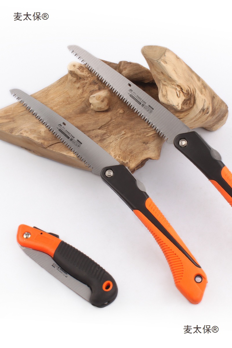 Sawing tools, sawing trees, folding saws, household saws, small handheld handsaws, woodworking saws, quick handcrafts, maitai Bao details Picture