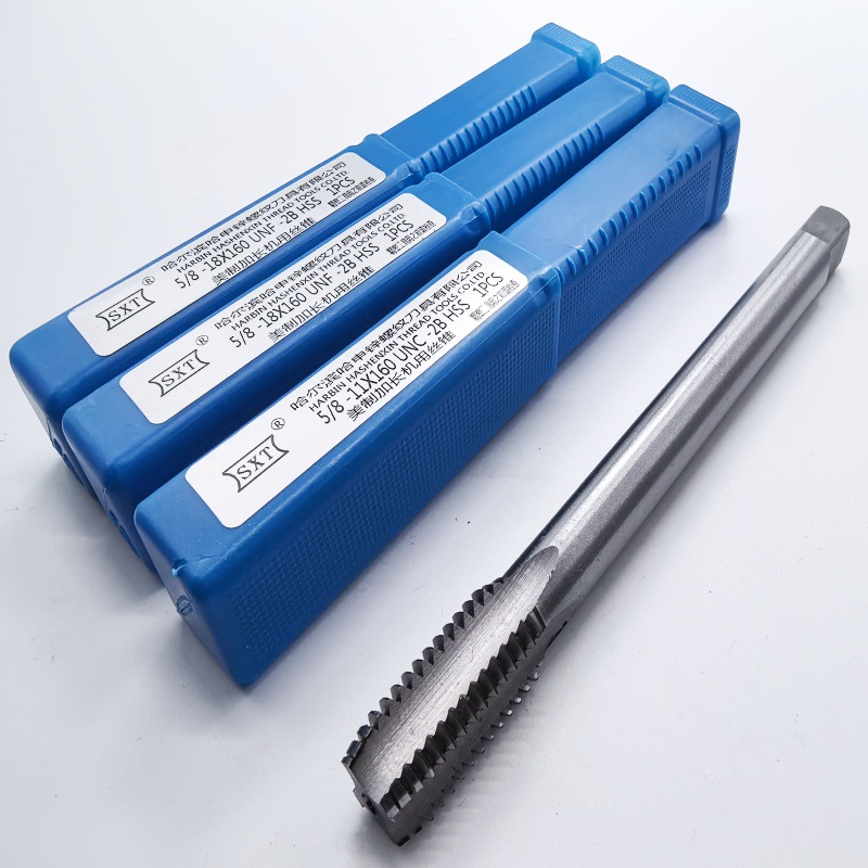 Extended American-made straight groove tap W6542 high-speed steel, American-made extended tap 3/8*100, 1/2*130UNC Application Scenario