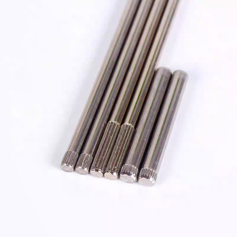 Knurled stainless steel, embossed cylindrical, positioning toy cup lid, hardware pin, straight anti-rust mold spring Specification drawing