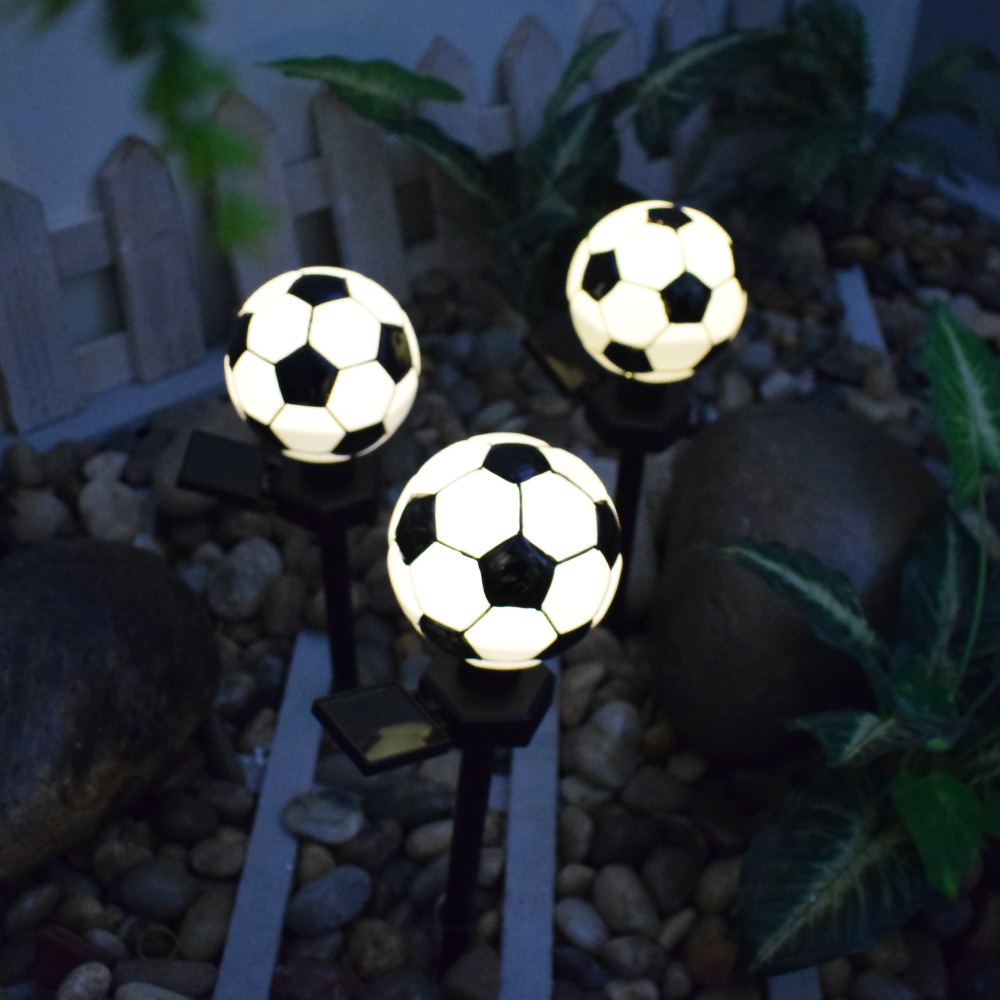 Cross-border new solar outdoor light, World Cup football, courtyard decoration, villa garden, waterproof lawn landscape light details Picture