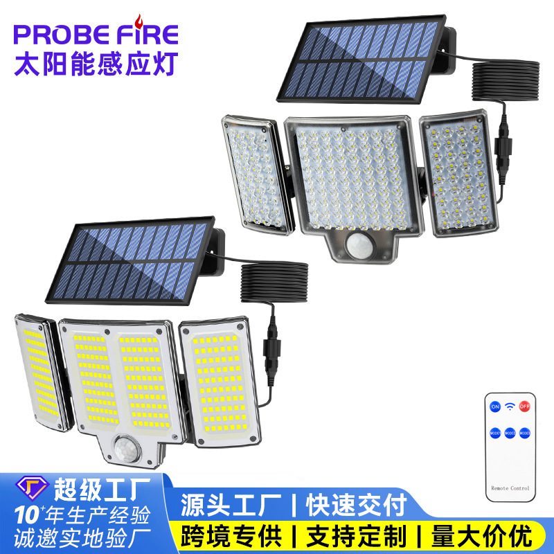 Solar outdoor lamps, human-sensing household garden lamps, new outdoor lighting solar led street lamps full figure