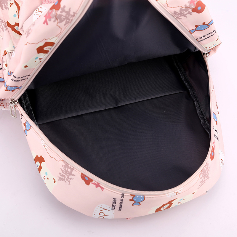 Wholesale new schoolbags for girls, cute ins, casual and versatile backpacks for junior and senior high school students, simple and large-capacity backpacks Item Picture
