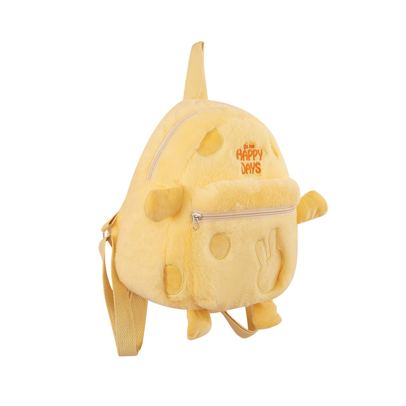Cross-border children's plush backpack 2025 New style Backpack for Spring and Summer, cute, casual and sweet student bag for girls Item Picture