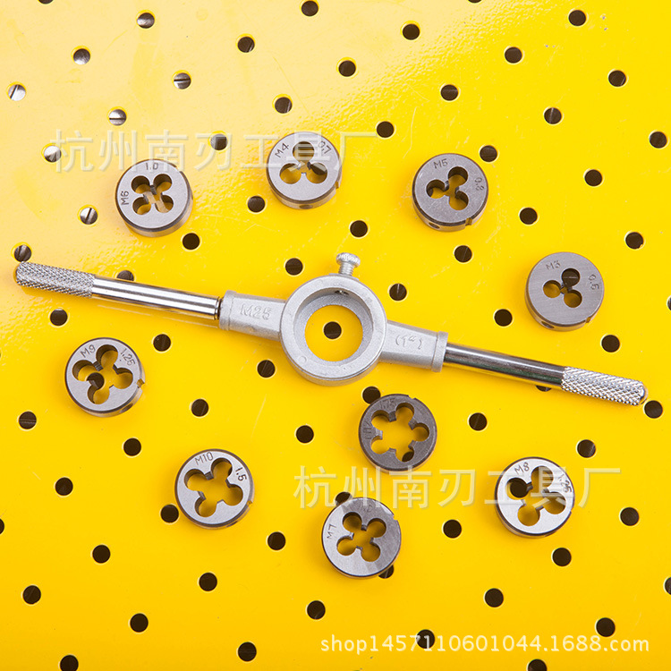 Factory direct sales, popular foreign trade new 60-piece set of metric and imperial tap and die assembly blow-molded box details Picture