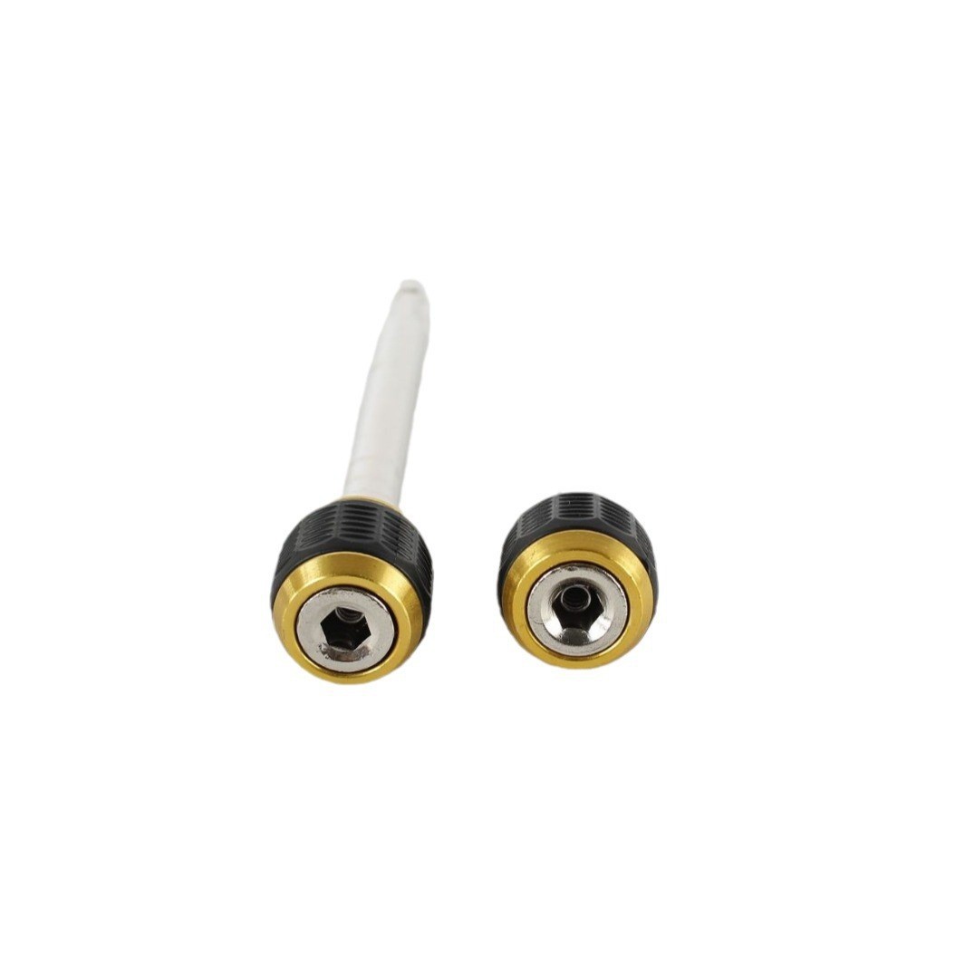 Cross-border 1/4 hexagonal handle large head pop-up quick-release self-locking rod electric drill extended quick conversion bit extension Item Picture