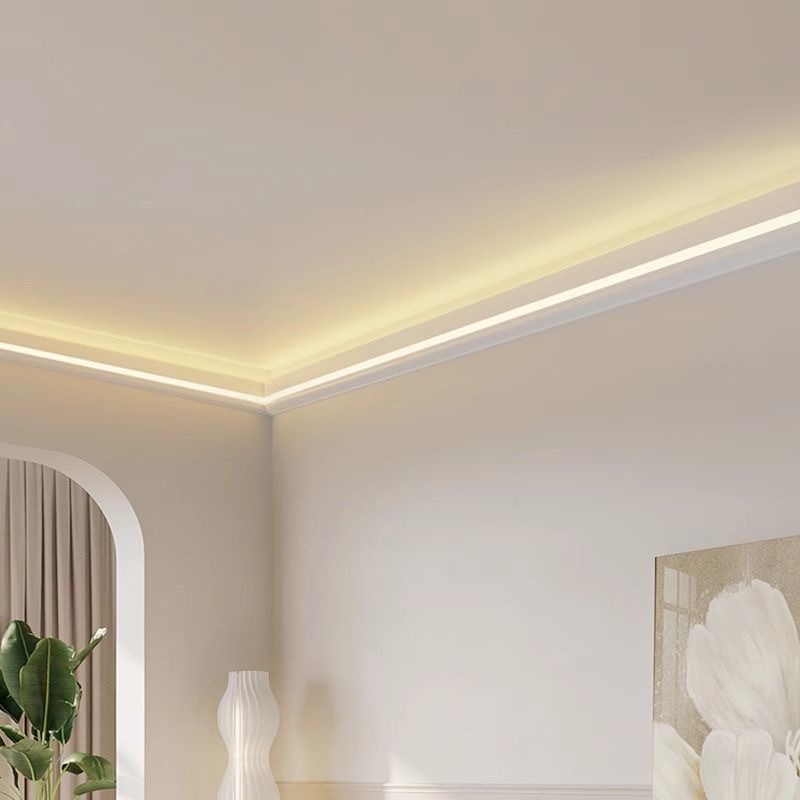 Factory direct sales of linear lights, hotel engineering ceiling linear lights, hotel room bedroom double eyelid linear lights details Picture