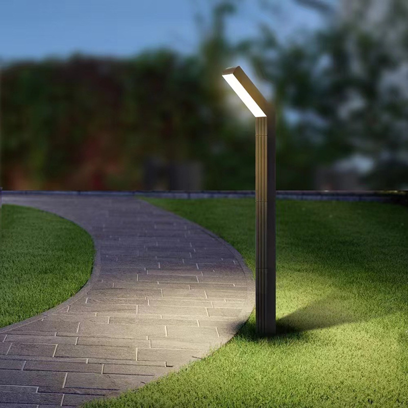 2024 New cross-border solar ground socket lamp, seven-character lamp, outdoor home, courtyard, villa, garden, landscape and lawn lamp details Picture