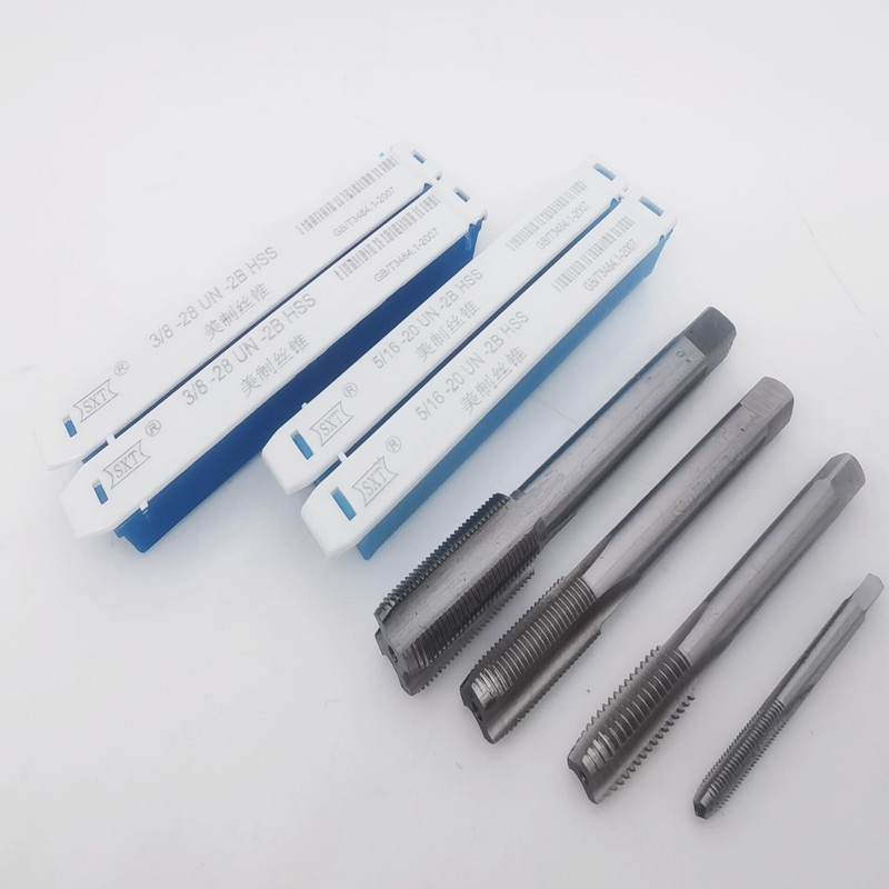 American-made UNC high-speed steel machine straight slot American standard taps 4-40 8-32 1/4 1/8 3/8 7/16 Application Scenario