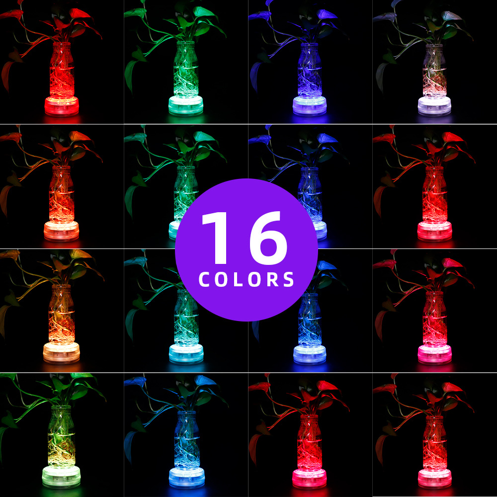 New cross-border bestsellers: Remote control LED diving light, bathtub USB charging swimming pool light, magnetic pond 16-color underwater light Application Scenario