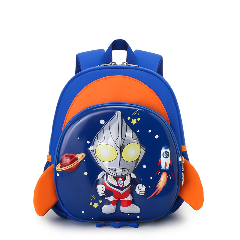 Wholesale of kindergarten schoolbags, children's bags, Ultraman Achi Unicorn backpacks, large-capacity ultra-light student backpacks details Picture