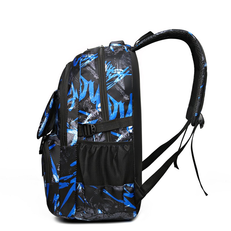 Cross-border wholesale backpacks, Korean-style trendy schoolbags for junior and senior high school students, fashionable camouflage travel, large-capacity computer backpacks Application Scenario