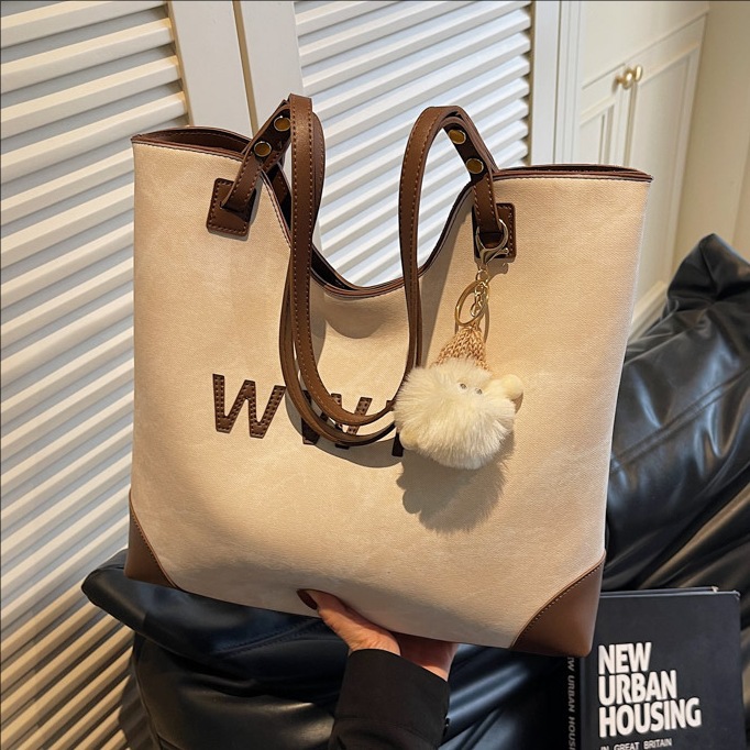 Tote Bag Women 2025 New large-capacity commuter single-shoulder underarm bag, versatile, casual and high-end hand-held large bag full figure