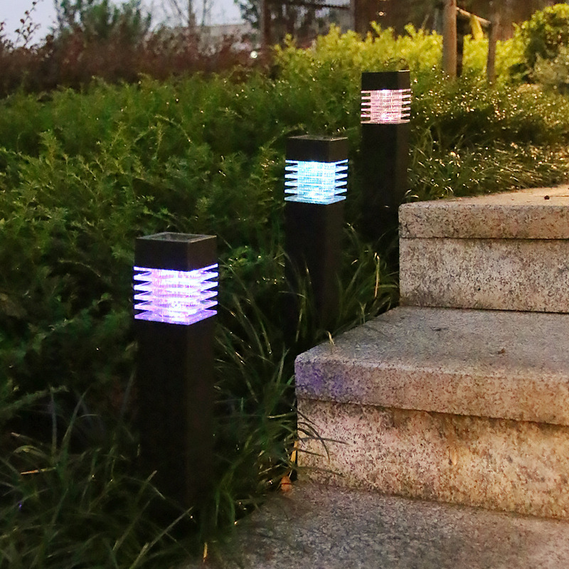 Solar-powered courtyard garden landscape outdoor lights, lawn ground insert lights, home yard decoration waterproof decorative night lights details Picture