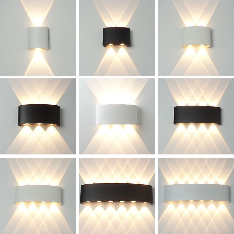 led outdoor waterproof wall lamps, courtyard wall lamps, villa, hotel corridor, balcony, indoor and outdoor up and down lighting, bedroom lamps full figure