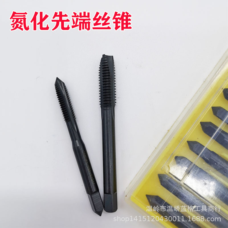 Factory direct sales of black nitrided taps for screw tip machines, 2 2.5 3456810121416 through holes Specification drawing