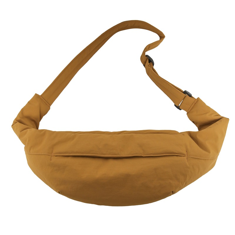 New autumn and winter unisplendour crossbody bag, portable bag, lightweight and versatile cotton-padded jacket bag, baguette bag, Japanese-style sports bag Item Picture