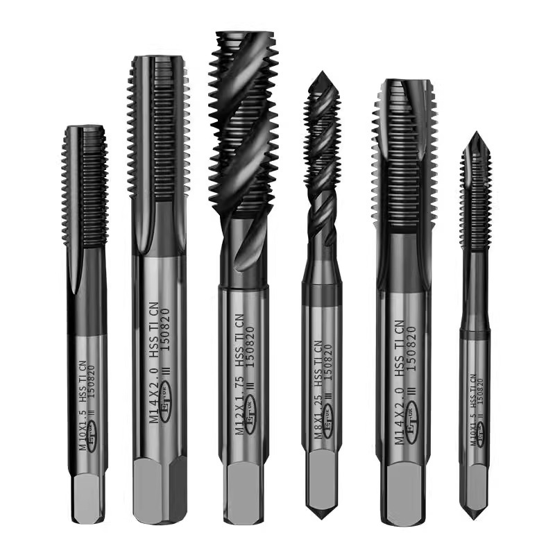 Taiwan M35 cobalt-containing nitriding machine tap tip spiral tapping stainless steel special drill bit M4/6/8 Item Picture