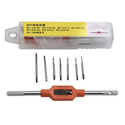 15/10/8-piece mini tap and die set, hand tap wrench and die winch metric combination set Application Scenario