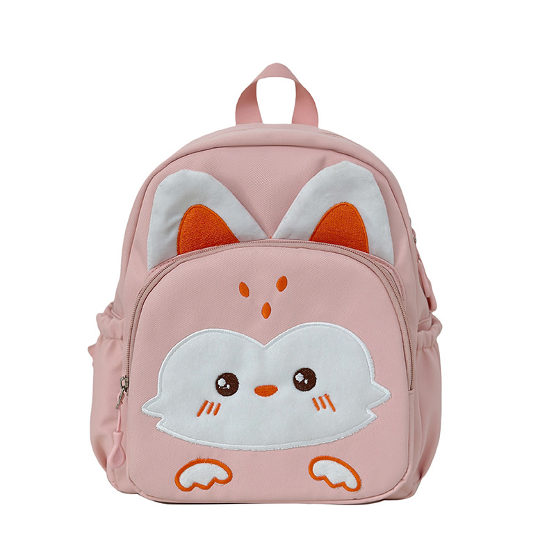 New cute cartoon kindergarten schoolbag, adorable baby backpack, color-blocking children's travel and study tour casual backpack Item Picture