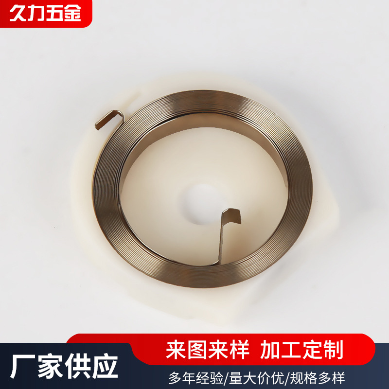 Sports equipment isolation belt spring, stainless steel coil spring, table tennis net spring Specification drawing