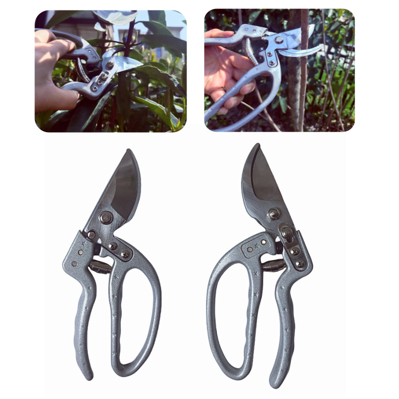 SK5 steel pruning shears, hand protection garden shears, bird's beak branch shears, potted plant picking, orchard forest pruning, garden hardware tools full figure