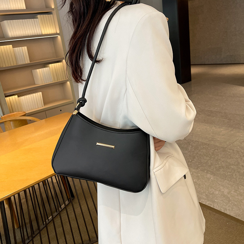 Versatile underarm bag 2024 Cross-border new casual and simple single-shoulder bag Korean style high-end quality crossbody bag for women Specification drawing