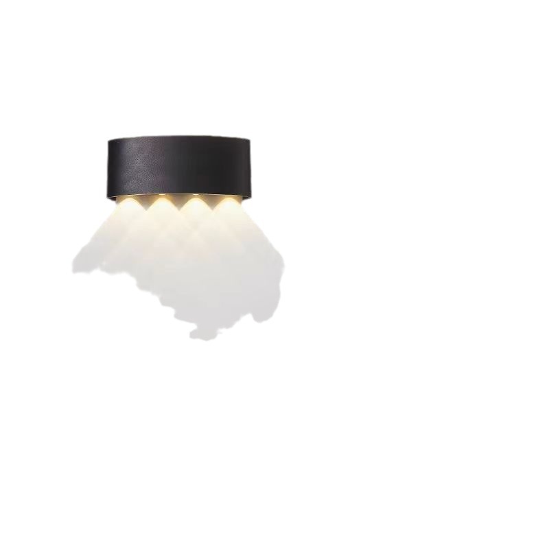 Homestay courtyard dimming column, balcony exterior wall, staircase, entrance, decorative wall light, LED outdoor waterproof double-head wall light Item Picture