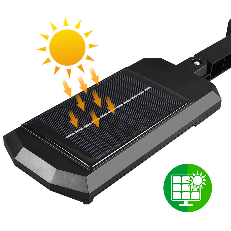 Cross-border new solar street lamp, integrated COB rainproof household garden lamp, sensor remote control outdoor lighting lamp D Application Scenario