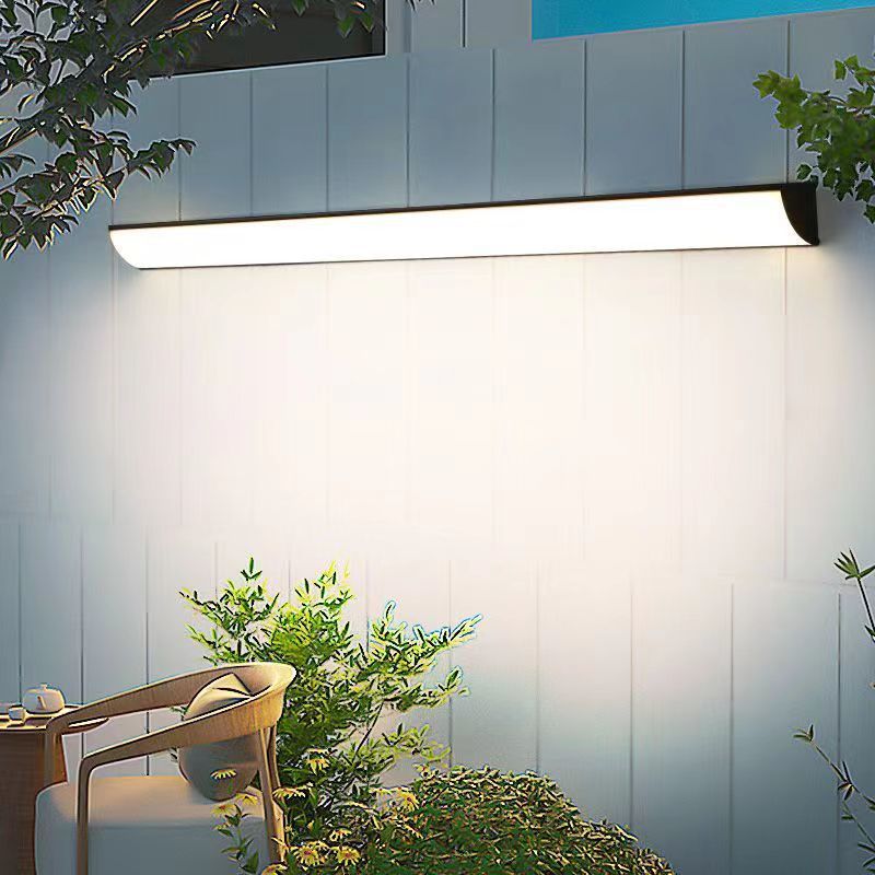Outdoor rainproof wall lamp, exposed installation on the living room wall, sunroom outdoor lamp, long strip led lamp, balcony Specification drawing