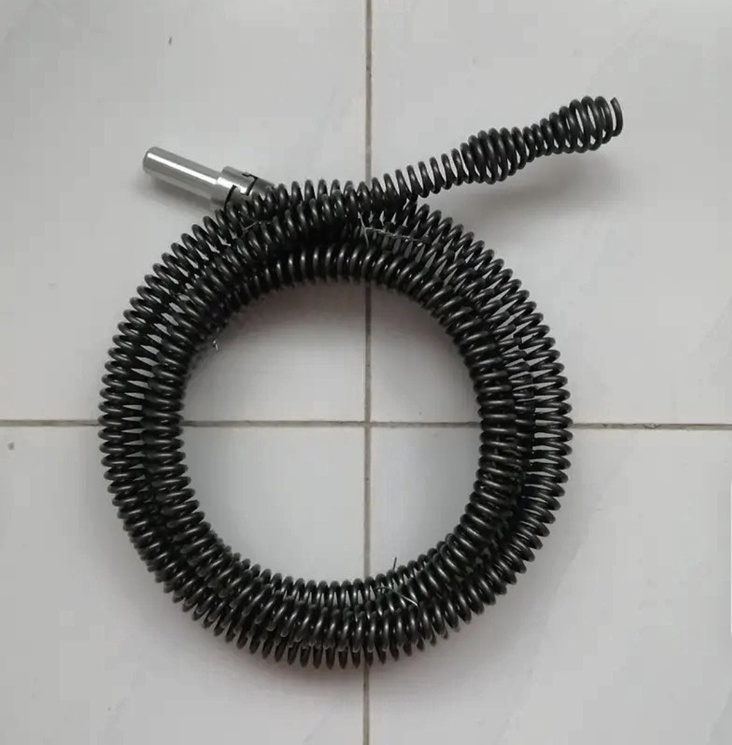 A household sewer unclogging tool, a hand drill, 12mm spring for unclogging pipes Item Picture