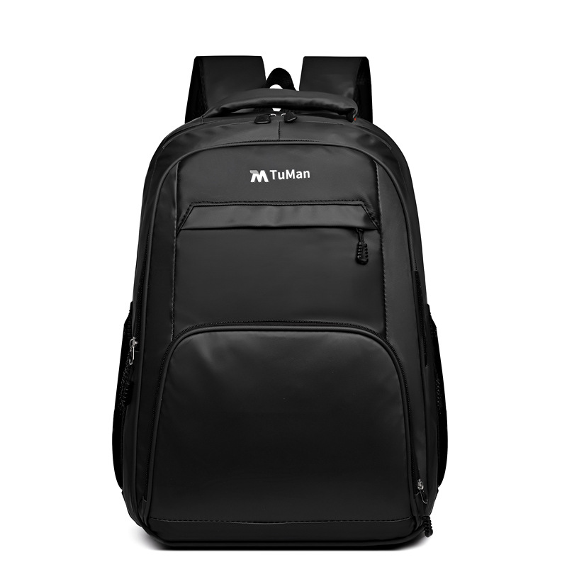 Wholesale of large-capacity, simple student backpacks, college student casual schoolbags, double backpacks and crossbody bags Item Picture