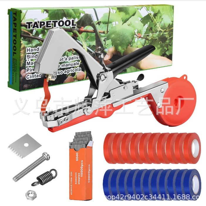 The new cross-border tapetool bundling machine, grape bundling machine, tomato bundling machine, cucumber bundling gun and bundling tool details Picture
