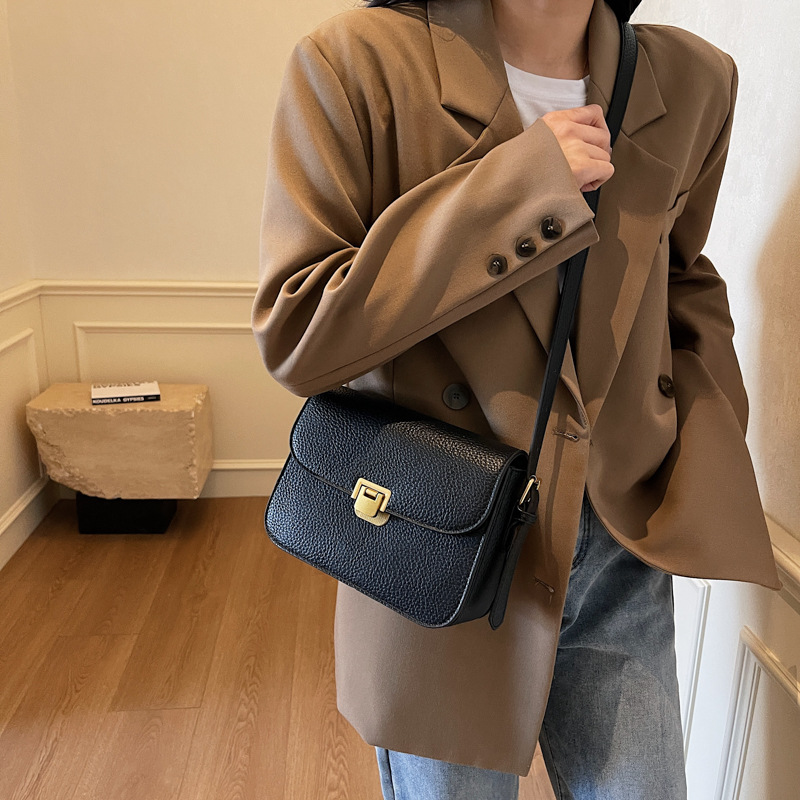 High-end retro and fashionable small square bag for women, 2025 new style, niche and stylish crossbody bag, versatile single-shoulder underarm bag Application Scenario