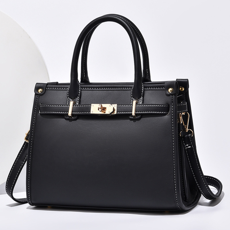 2021 New fashionable and elegant middle-aged women's bag, mom's style handbag, large capacity single-shoulder crossbody bag full figure