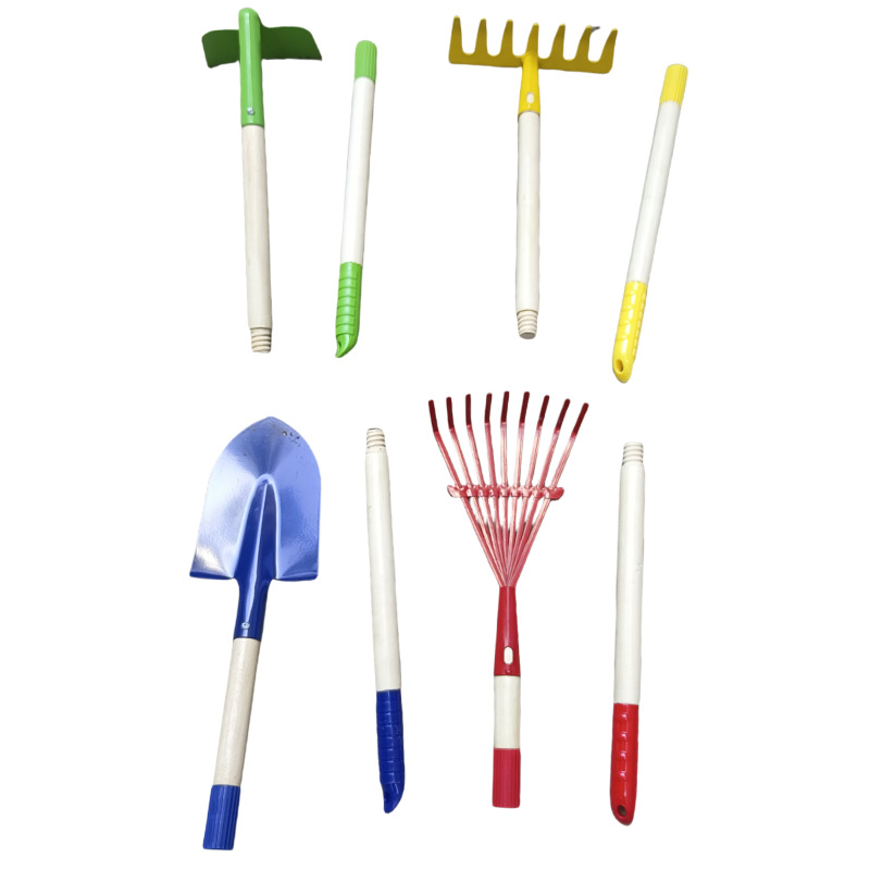 Cross-border children's garden shovels, harrows, spades, gardening, soil and sand digging, outdoor beach beachcombing tools, gardening planting Item Picture