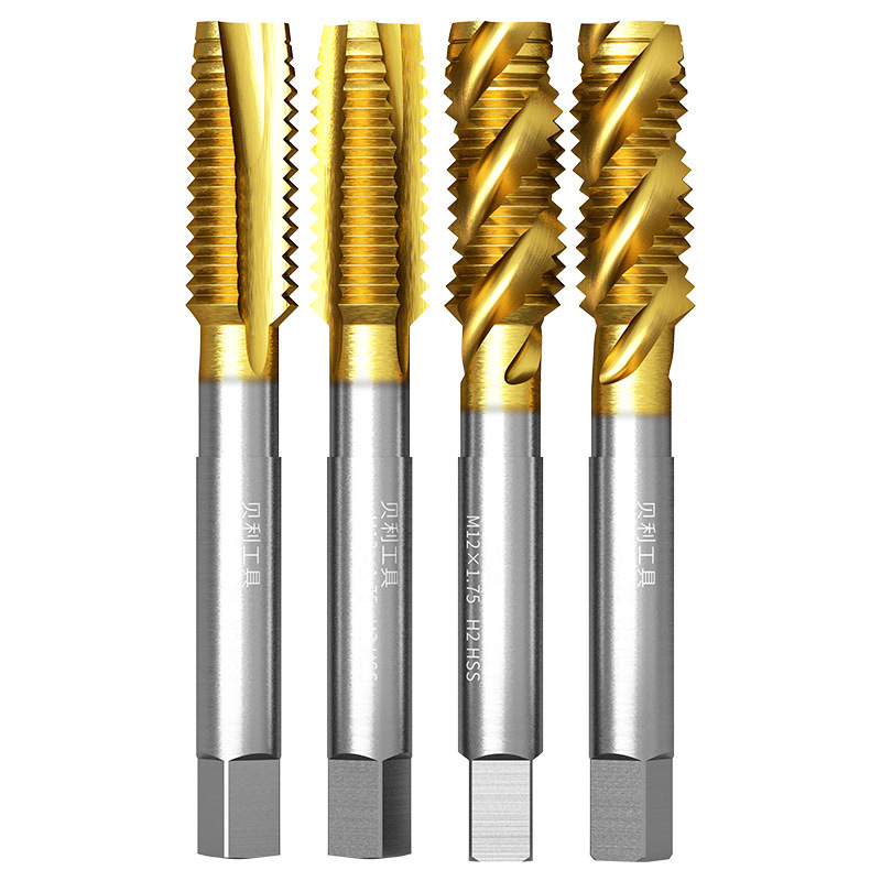 Titanium plating machine taps, spiral tip taps, stainless steel special tapping and tapping drill bits M3, M4, M5, M6, M8, M10 Item Picture